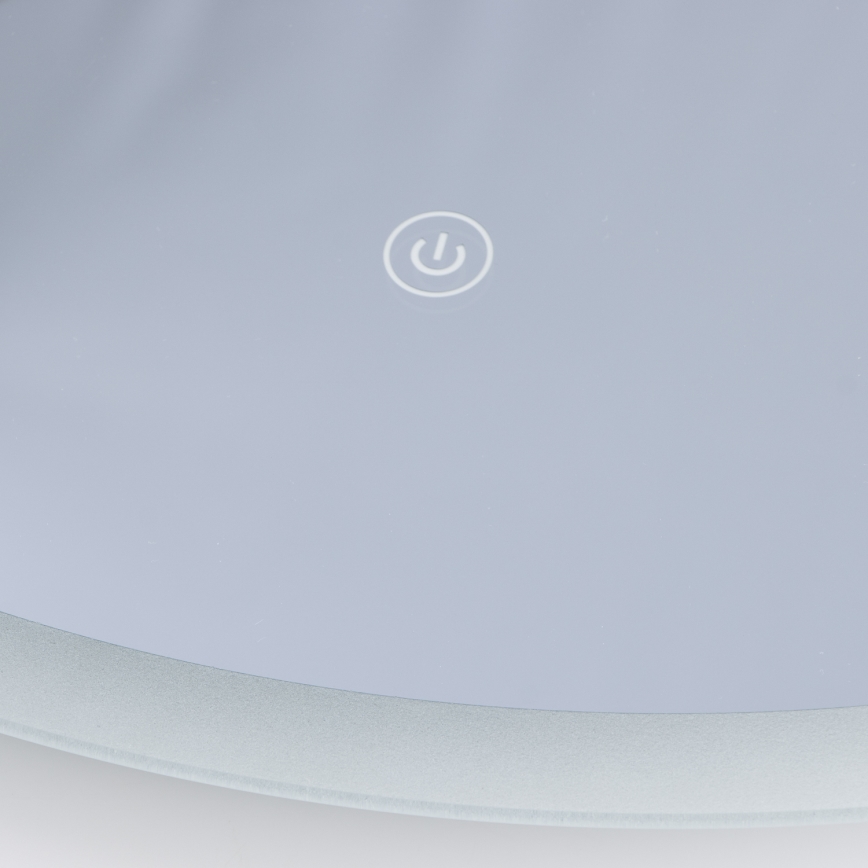 BRILAGI - Specchio da bagno LED BERNATE LED/19W/230V Ø 60 cm argento IP44 CRI 90 dimmerabile + CCT