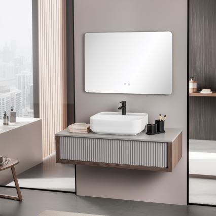 Brilagi - Specchio da bagno riscaldato dimmerabile con retroilluminazione LED DIANA LED/20W/230V 60x90 cm 3000/4000/6500K IP44 CRI 90