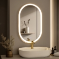 Brilagi - Specchio da bagno LED ERBA LED/25W/230V 50x80 cm dorato IP44 CRI 90 dimmerabile + CCT