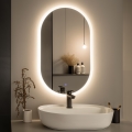 Brilagi - Specchio da bagno LED LECCO LED/25W/230V 50x80 cm IP44 CRI 90 dimmerabile + CCT