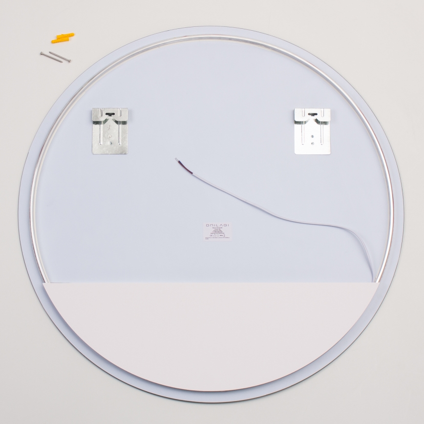 Brilagi - Specchio da bagno LED LUNA LED/26W/230V Ø 80 cm IP44 CRI 90 dimmerabile + CCT