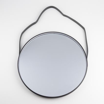 Brilagi - Specchio LED per bagno PALANZO LED/19W/230V Ø 60 cm nero IP44 CRI 90 dimmerabile + CCT