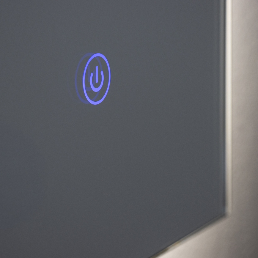 Brilagi - Specchio da bagno a LED RICADI LED/19W/230V 60x60 cm IP44 CRI 90 dimmerabile + CCT (temperatura colore regolabile)