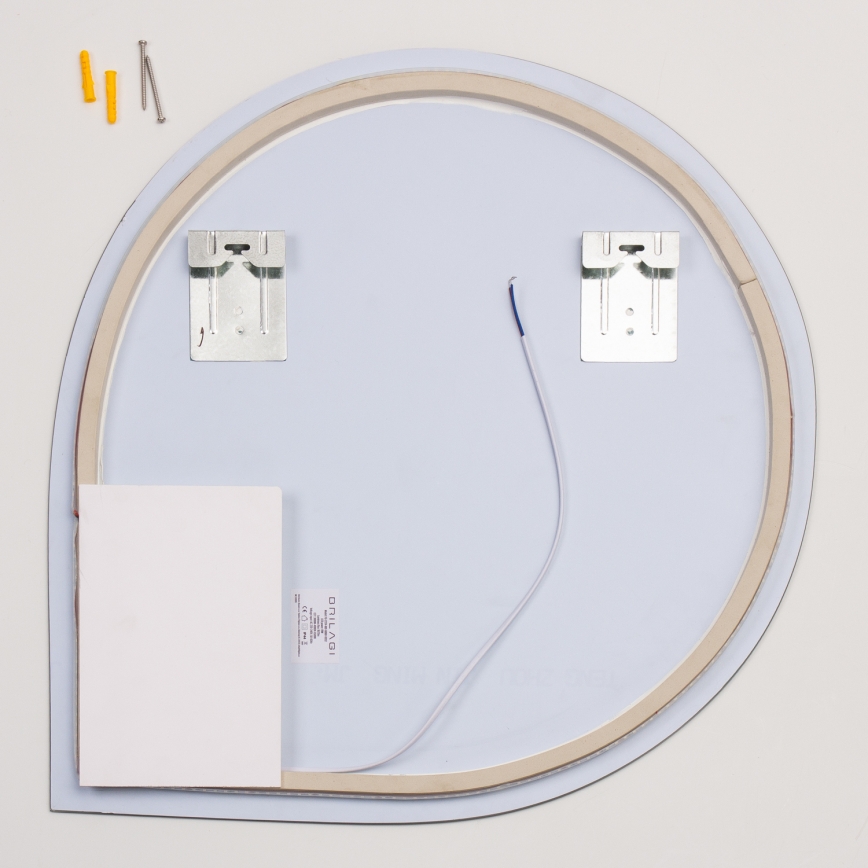 Brilagi - Specchio da bagno a LED RICADI LED/19W/230V 60x60 cm IP44 CRI 90 dimmerabile + CCT (temperatura colore regolabile)