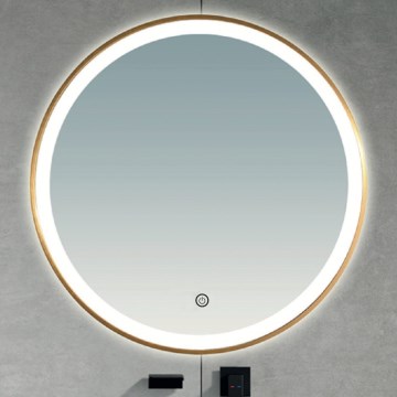 Brilagi - Specchio da bagno LED TORINO LED/19W/230V Ø 60 cm argento IP44 CRI 90 dimmerabile + CCT