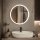 Brilagi - Specchio da bagno LED TORINO LED/19W/230V Ø 60 cm argento IP44 CRI 90 dimmerabile + CCT
