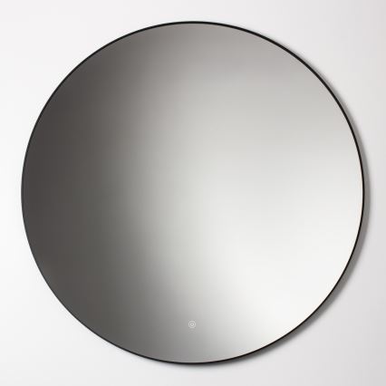 Brilagi - Specchio da bagno LED VENA BLACK LED/26W/230V Ø 80 cm IP44 CRI 90 dimmerabile + CCT
