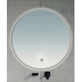 BRILAGI - Specchio da bagno LED VENA SILVER LED/19W/230V Ø 60 cm IP44 CRI 90 dimmerabile + CCT