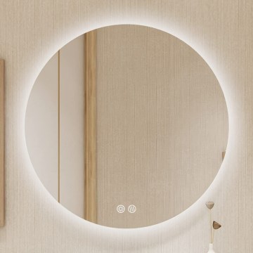 Brilagi - Specchio da bagno riscaldato dimmerabile con retroilluminazione DEMI PRO LED/20W/230V pr. 60 cm 3000/4000/6500K IP44