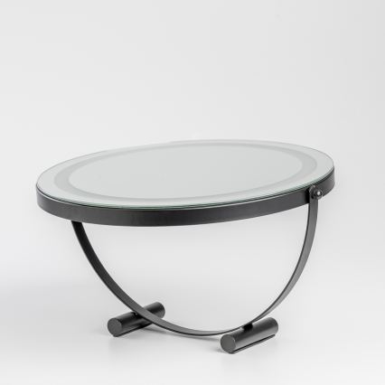 BRILAGI - Specchio da trucco LED dimmerabile CALIFORNIA LED/17W/230V 3000/4000/6500K Ø 42 cm nero
