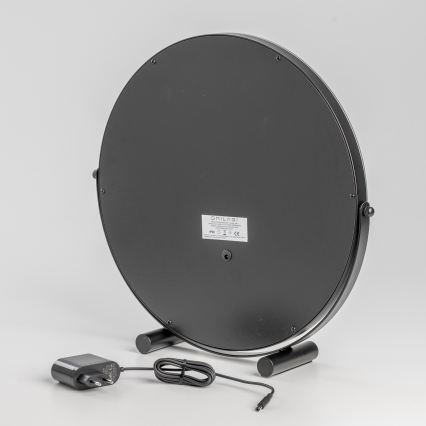 BRILAGI - Specchio da trucco LED dimmerabile CALIFORNIA LED/17W/230V 3000/4000/6500K Ø 42 cm nero