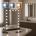 BRILAGI - Specchio da trucco dimmerabile a LED HOLLYWOOD LED/15W/230V CCT + 2x USB 55x77 cm nero
