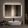 Brilagi - Specchio LED da bagno SUELLO LED/28W/230V 60x80 cm nero IP44 CRI 90 dimmerabile + CCT