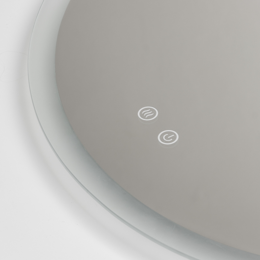 Brilagi - Specchio da bagno riscaldato dimmerabile con retroilluminazione CLARA PRO LED/19W/230V Ø 60 cm 3000/4000/6500K IP44 CRI 90