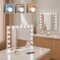 BRILAGI - Specchio per trucco LED dimmerabile HOLLYWOOD LED/15W/230V CCT + 2x USB 60x50 cm bianco