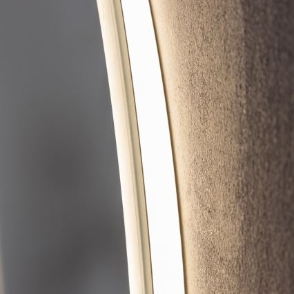 Brilagi - Specchio da bagno riscaldato a LED dimmerabile con retroilluminazione CLARA ECO LED/12W/230V Ø 60 cm 3000/4000/6500K IP44 CRI 90