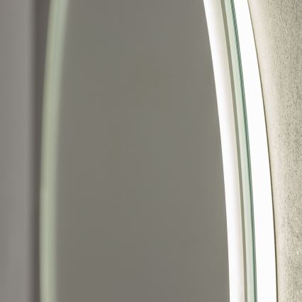 Brilagi - Specchio riscaldato da bagno dimmerabile LED RGBW con retroilluminazione AVA PRO LED/18W/230V Ø 60 cm 3000/4000/6500K IP44 CRI 90