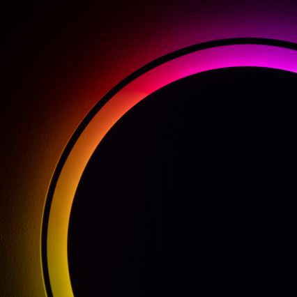 Brilagi - Specchio riscaldato da bagno dimmerabile LED RGBW con retroilluminazione AVA PRO LED/18W/230V Ø 60 cm 3000/4000/6500K IP44 CRI 90