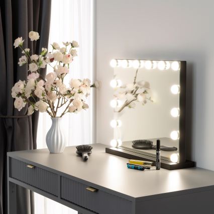 Brilagi - Specchio per trucco dimmerabile LED HOLLYWOOD LED/15W/230V 3000/4000/6500K