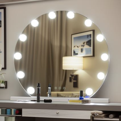 Brilagi - Specchio per trucco dimmerabile a LED HOLLYWOOD LED/12W/230V 3000/4000/6500K