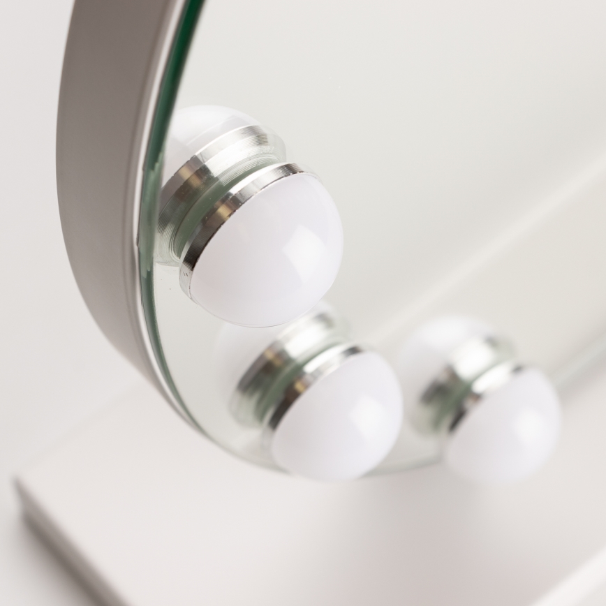 Brilagi - Specchio per trucco dimmerabile a LED HOLLYWOOD LED/12W/230V 3000/4000/6500K