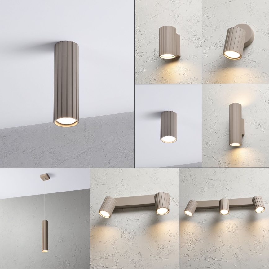 Brilagi - Spot CRISPINA 1xGU10/10W/230V 20 cm beige