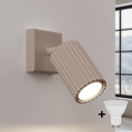 Brilagi - Spot da parete LED CRESTO 1xGU10/10W/230V taupe