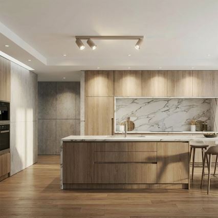 Brilagi - Spot d'éclairage SELE LONG 3xGU10/30W/230V beige