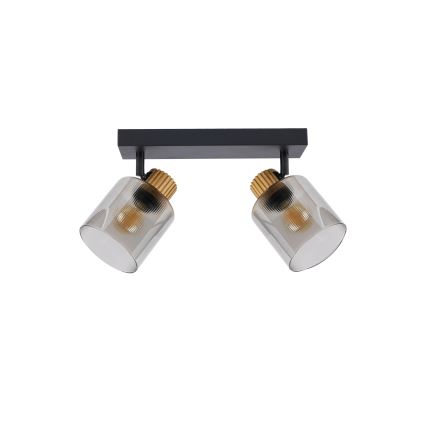 Brilagi - Spot HYGGE 2xE14/15W/230V noir/fumé