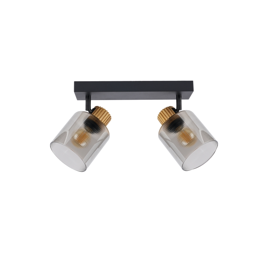 Brilagi - Spot HYGGE 2xE14/15W/230V noir/fumé