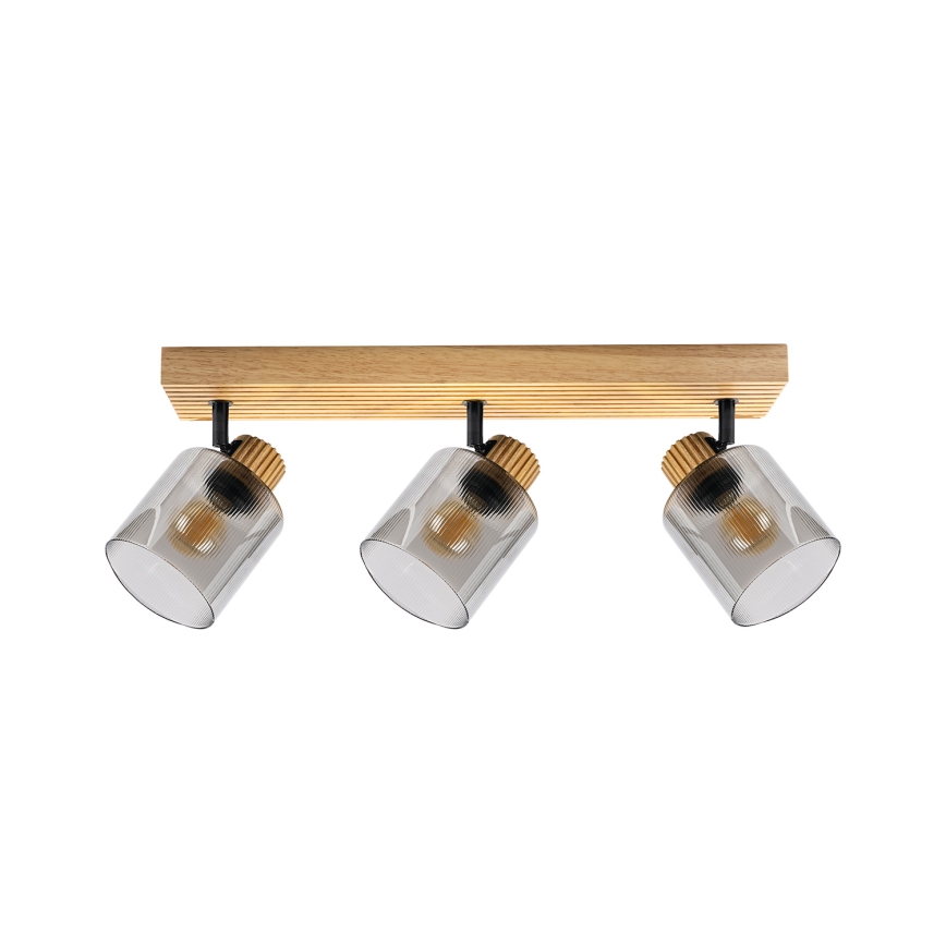 Brilagi - Spot HYGGE 3xE14/15W/230V bois/fumé