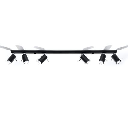 Brilagi -  Spot LED ASMUS 6xGU10/7W/230V noir