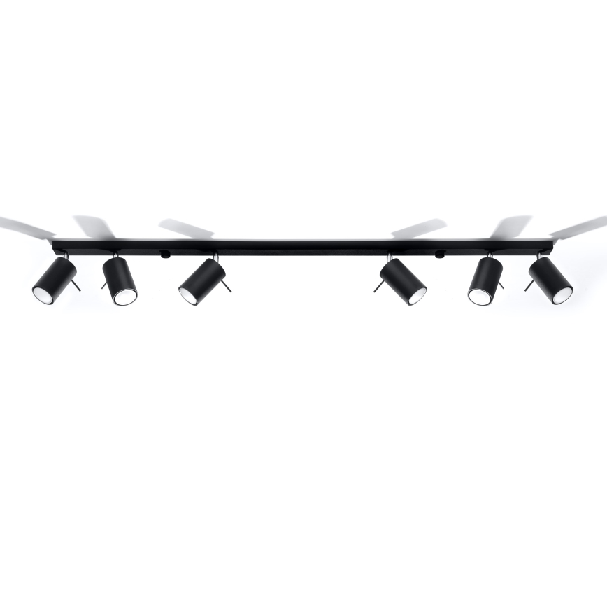 Brilagi -  Spot LED ASMUS 6xGU10/7W/230V noir