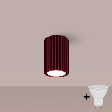 Brilagi - Spot LED CRESTO 1xGU10/10W/230V 10 cm bordeaux
