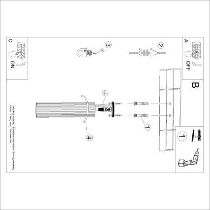 Brilagi - Spot LED CRESTO 1xGU10/10W/230V 30 cm crème