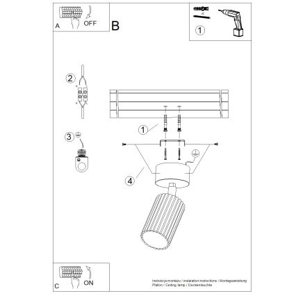 Brilagi - Spot LED CRESTO 1xGU10/10W/230V rose