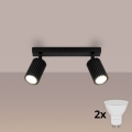 Brilagi - Spot LED CRESTO 2xGU10/10W/230V noir