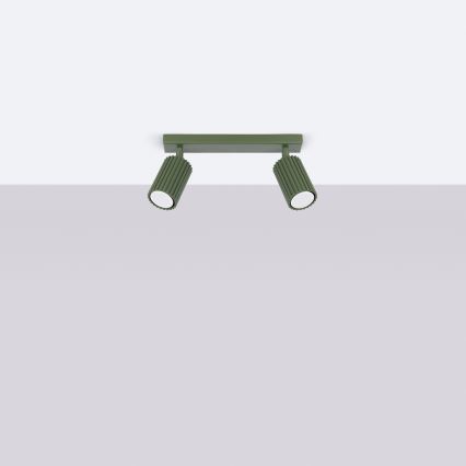 Brilagi - Spot LED CRESTO 2xGU10/10W/230V vert