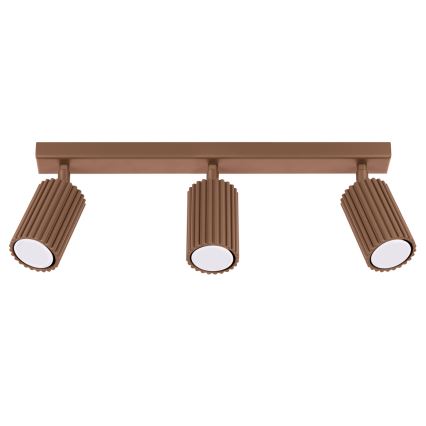 Brilagi - Spot LED CRESTO 3xGU10/10W/230V marron