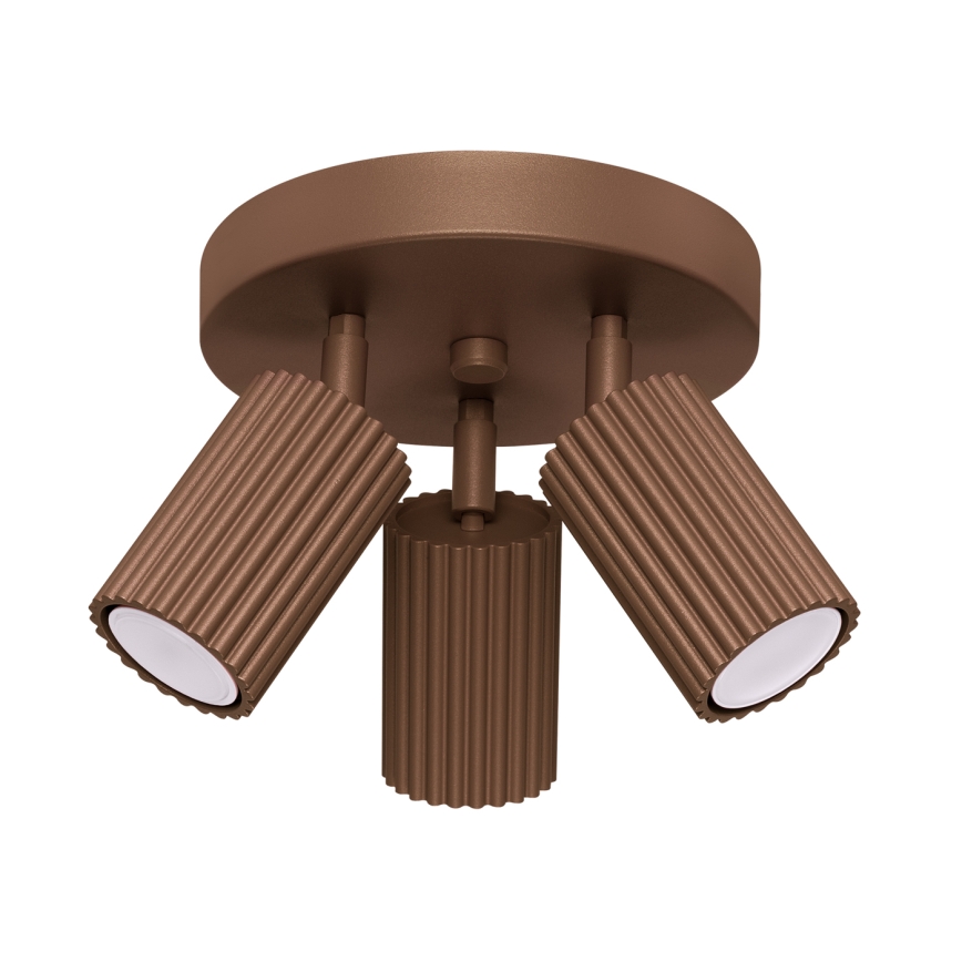 Brilagi - Spot LED CRESTO 3xGU10/10W/230V marron