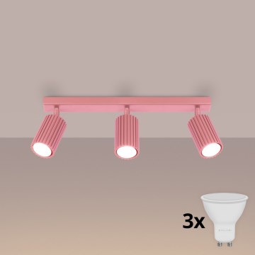 Brilagi - Spot LED CRESTO 3xGU10/10W/230V rose