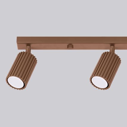 Brilagi - Spot LED CRESTO 4xGU10/10W/230V marron