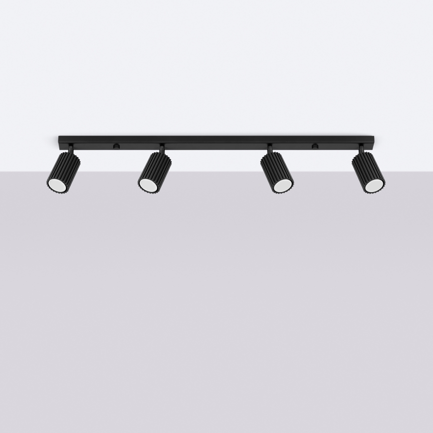 Brilagi - Spot LED CRESTO 4xGU10/10W/230V noir