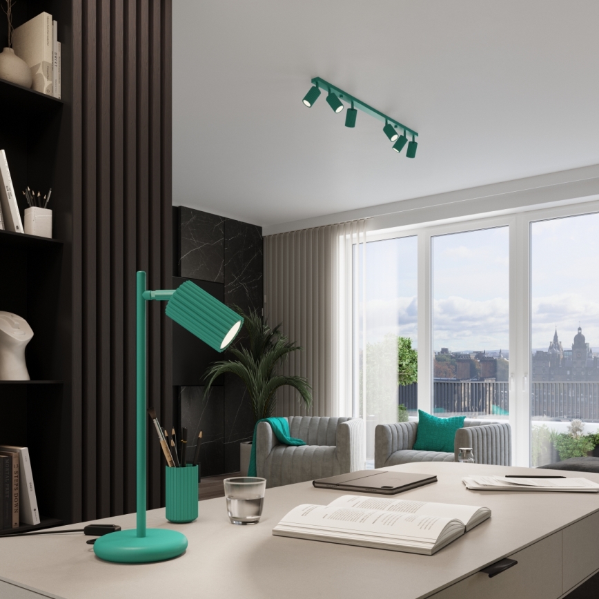 Brilagi - Spot LED CRESTO 4xGU10/10W/230V turquoise