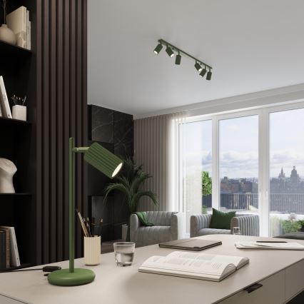 Brilagi - Spot LED CRESTO 4xGU10/10W/230V vert