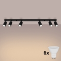 Brilagi - Spot LED CRESTO 6xGU10/10W/230V noir