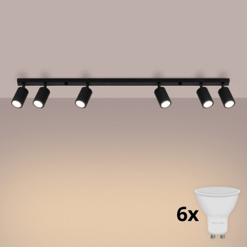 Brilagi - Spot LED CRESTO 6xGU10/10W/230V noir
