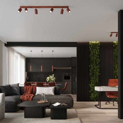 Brilagi - Spot LED CRESTO 6xGU10/10W/230V rouge