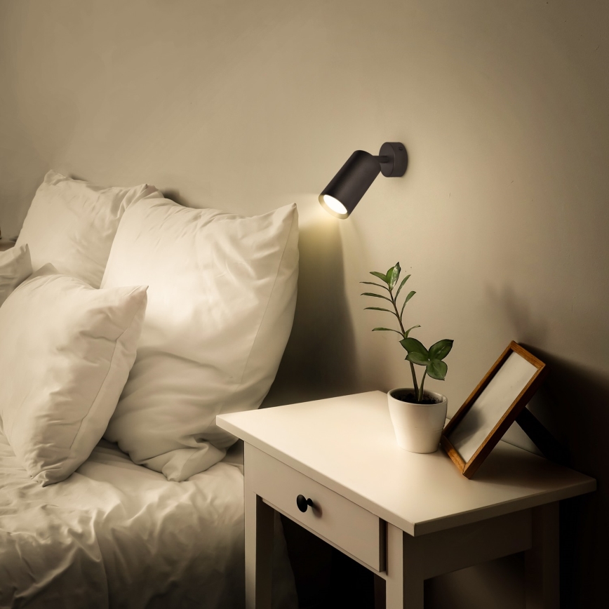 Brilagi - Spot LED RGBW dimmable SELE 1xGU10/6W/230V 3000K noir + télécommande