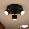 Brilagi - Spot LED MONO 3xGX53/30W/230V noir